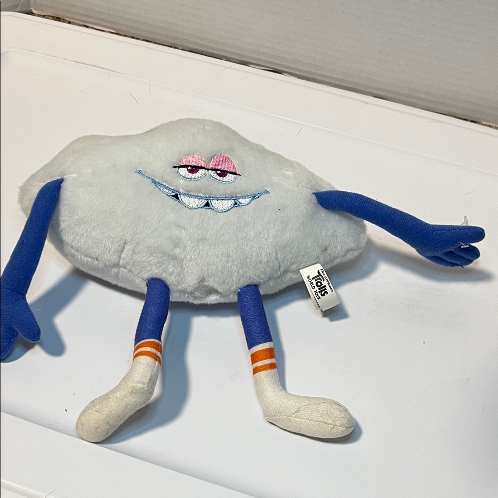 Trolls White Cloud Plush with Blue Arms